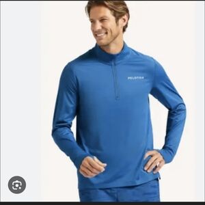 Peloton Jersey Men's Large Performance Warm Up Quarter Zip